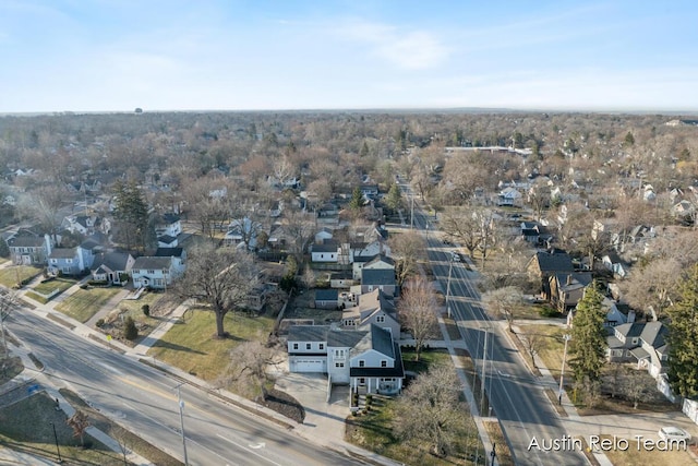 birds eye view of property featuring a residential view