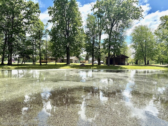 9247 Schrepfer Rd, Howell, MI 48855 - view of home's community featuring a water view and a lawn