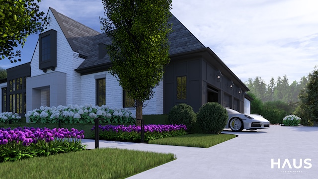 1644 Vista Dr, Oakland, MI 48363 - view of side of home featuring brick siding