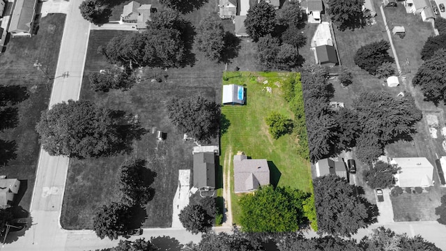 bird's eye view featuring a residential view