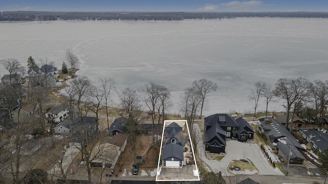 bird's eye view featuring a residential view