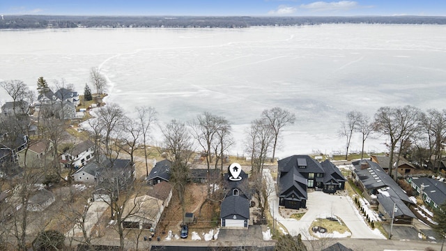bird's eye view featuring a residential view