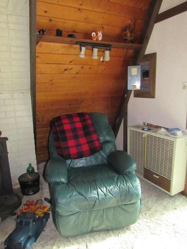 5892 Woodland Dr, Lake, MI 48632 - living area with carpet flooring
