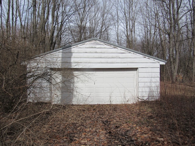 5892 Woodland Dr, Lake, MI 48632 - view of garage