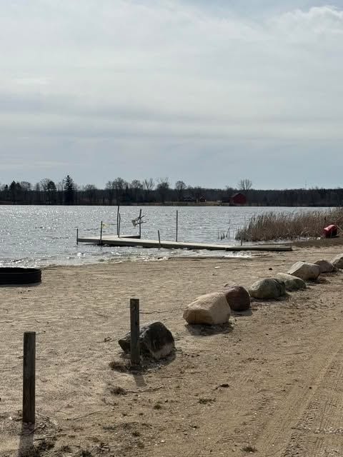 5892 Woodland Dr, Lake, MI 48632 - water view with a dock