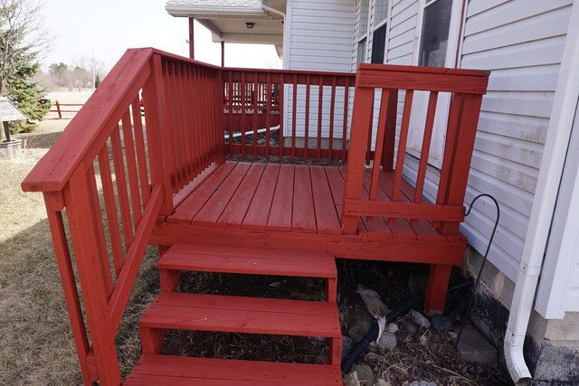 1758 Manor Rd, Au Gres, MI 48703 - view of wooden terrace