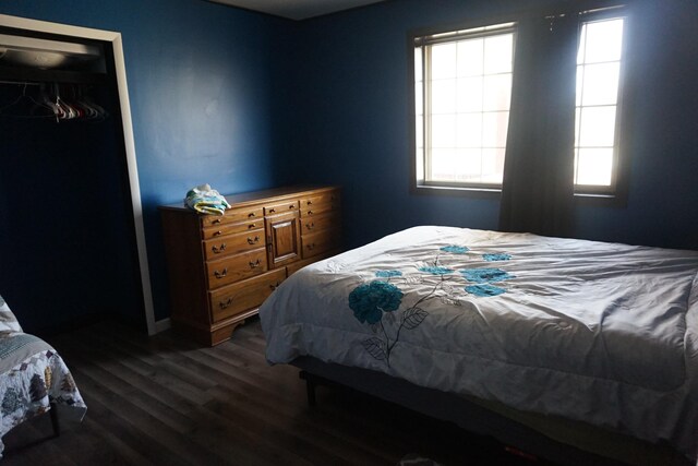 1758 Manor Rd, Au Gres, MI 48703 - bedroom with a closet and wood finished floors