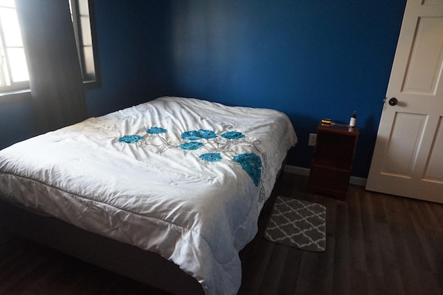 1758 Manor Rd, Au Gres, MI 48703 - bedroom with wood finished floors