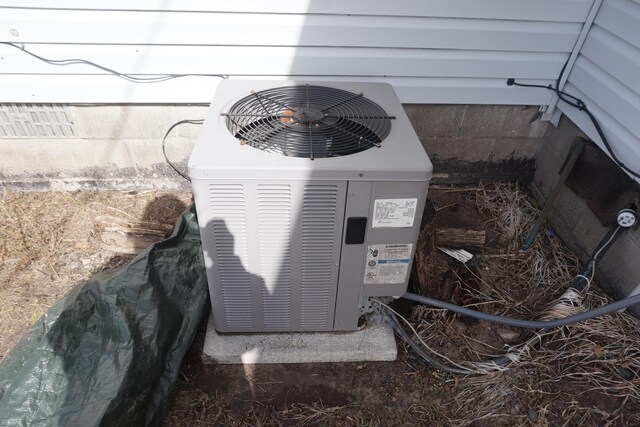 1758 Manor Rd, Au Gres, MI 48703 - details with central air condition unit