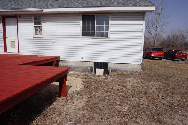 1758 Manor Rd, Au Gres, MI 48703 - view of home's exterior featuring a shingled roof