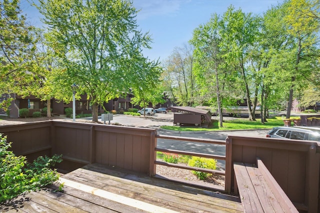131 E Jolly Rd Unit E6, Lansing, MI 48910 - view of wooden terrace