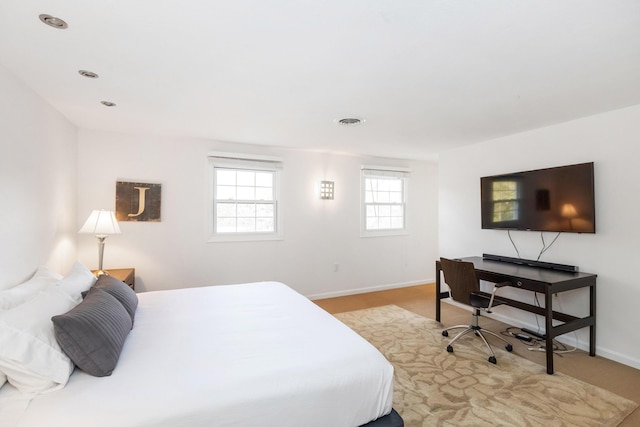 9696 Union Pier Rd, Union Pier, MI 49129 - bedroom with baseboards and visible vents