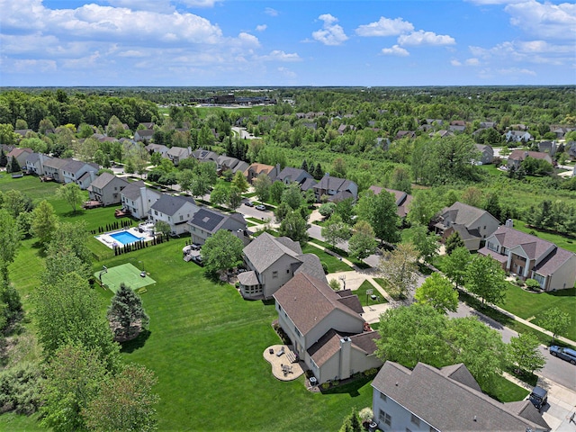 6317 Wilson Rd, Ann Arbor, MI 48108 - aerial view of residential area featuring a pool