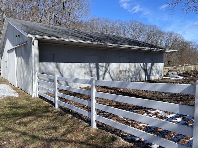 70255 51st St, Lawrence, MI 49064 - view of outdoor structure with fence and an outdoor structure