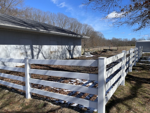 70255 51st St, Lawrence, MI 49064 - view of side of home with fence and an outbuilding