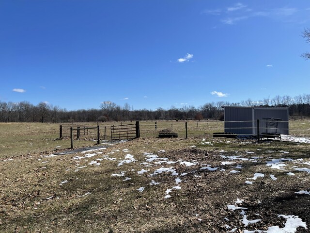 70255 51st St, Lawrence, MI 49064 - view of yard with fence and a rural view