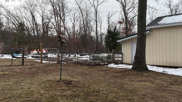 3867 Joseph St, Wellston, MI 49689 - view of yard covered in snow