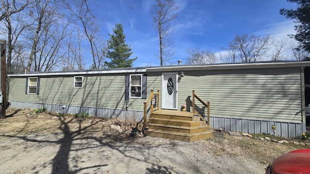 3867 Joseph St, Wellston, MI 49689 - view of manufactured / mobile home
