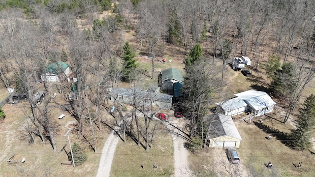 3867 Joseph St, Wellston, MI 49689 - view from above of property