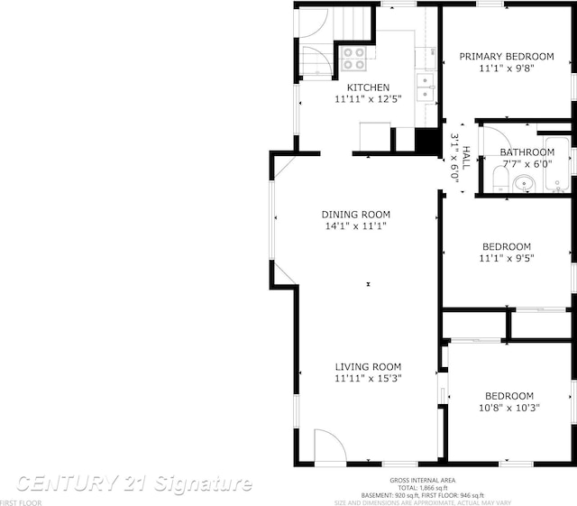 308 S Elm St, Saginaw, MI 48602 - plan