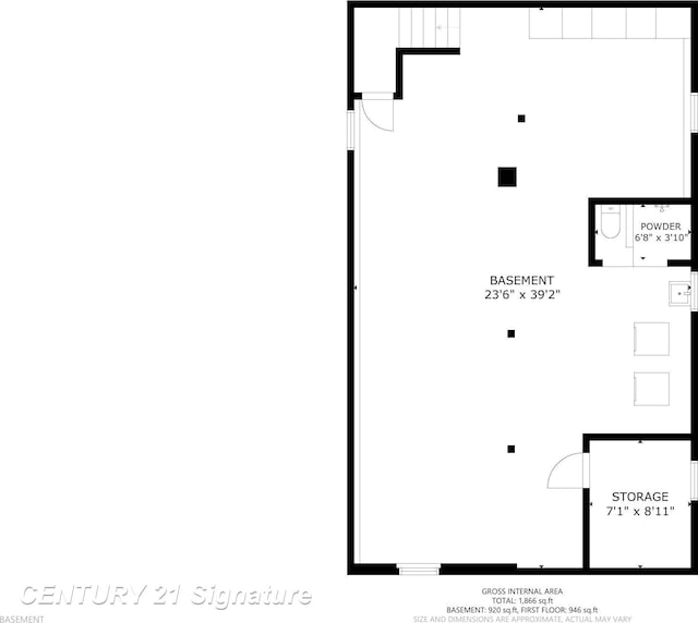 308 S Elm St, Saginaw, MI 48602 - floor plan