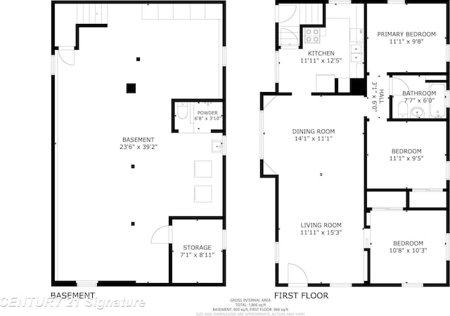 308 S Elm St, Saginaw, MI 48602 - plan