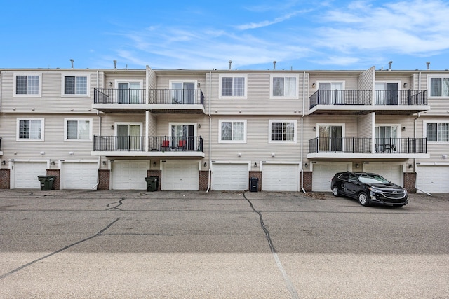 view of property with an attached garage