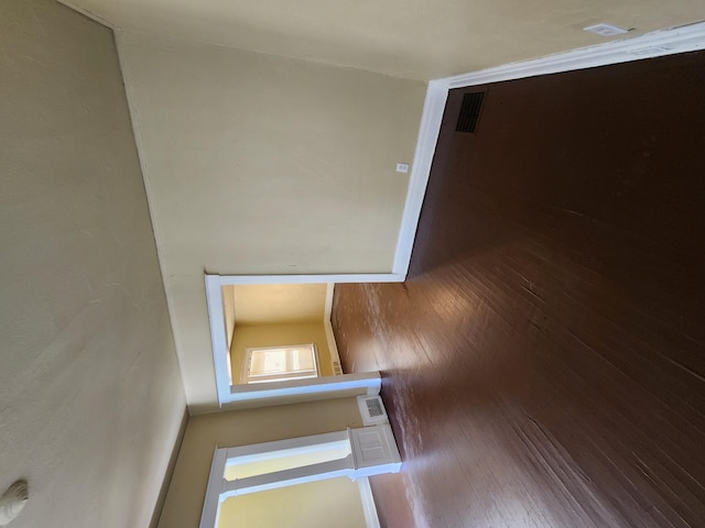 3491 Garland St, Detroit, MI 48214 - spare room featuring visible vents and wood finished floors