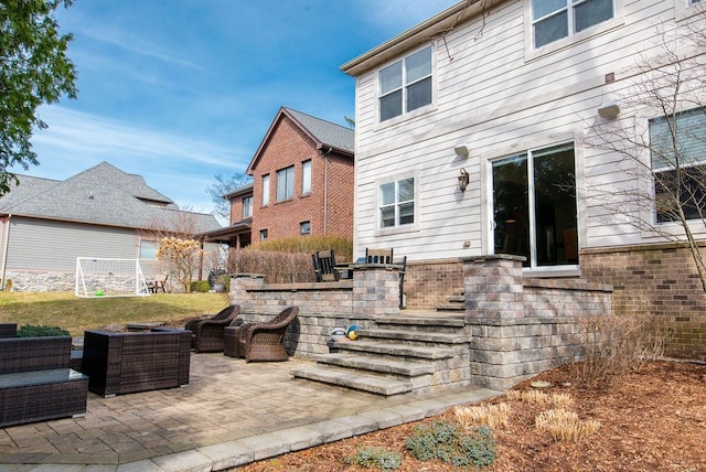 220 S Castell Ave, Rochester, MI 48307 - view of patio featuring an outdoor hangout area