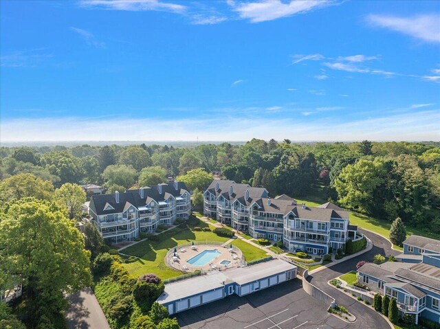 4144 Ridge Rd Unit 16, Stevensville, MI 49127 - aerial view of a pool