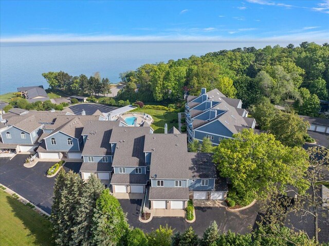 4144 Ridge Rd Unit 16, Stevensville, MI 49127 - aerial view of property and surrounding area featuring nearby suburban area and a nearby body of water