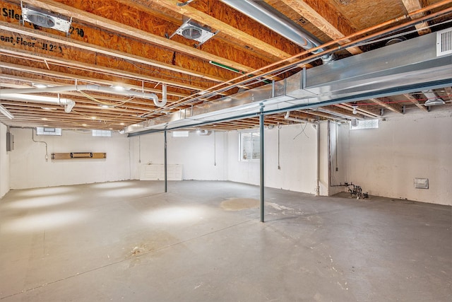 50128 Bethesda, Shelby Twp, MI 48317 - basement featuring visible vents