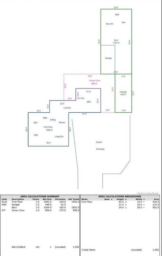 view of layout