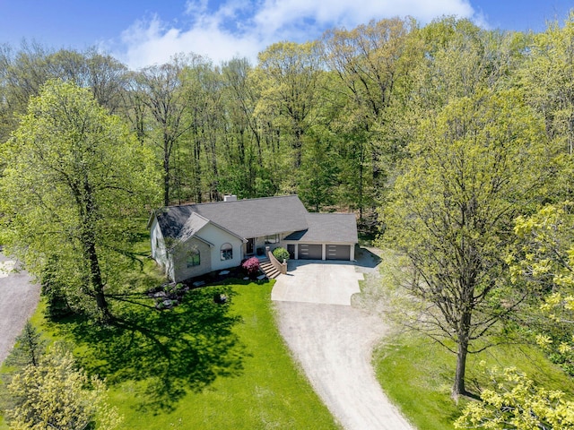 21395 Laser Ln, South Lyon, MI 48178 - view of subject property featuring a forest