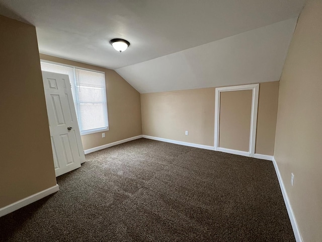 19980 Hickory St, Detroit, MI 48205 - bonus room with dark carpet and vaulted ceiling