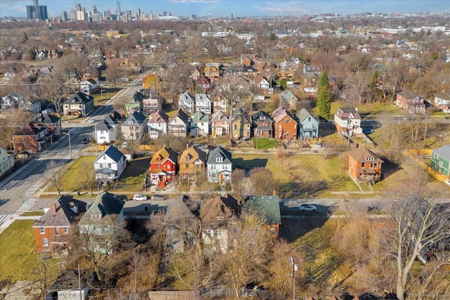 birds eye view of property featuring a residential view