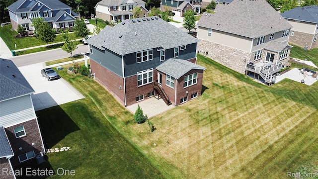 2959 Montgomery Cir, Walled Lake, MI 48390 - aerial view of residential area