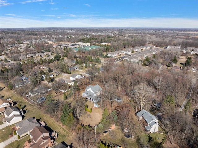 1270 John R Rd, Rochester Hills, MI 48307 - aerial view with a residential view
