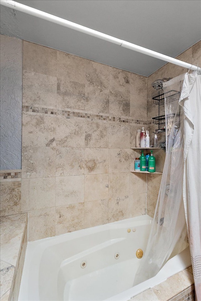 1270 John R Rd, Rochester Hills, MI 48307 - full bathroom with a combined bath / shower with jetted tub