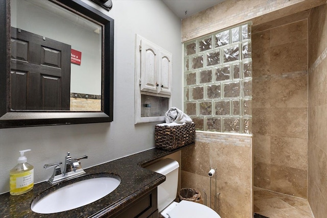 1270 John R Rd, Rochester Hills, MI 48307 - full bath with vanity, toilet, and a walk in shower