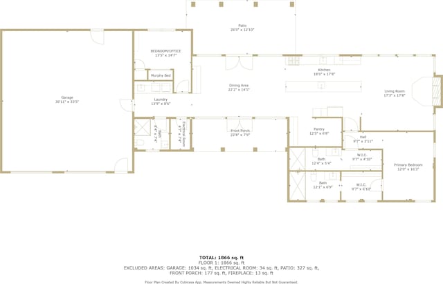 5595 Riverview Dr, Bridgeport, MI 48722 - property floor plan