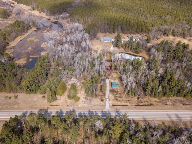2340 Ryno Rd, Luzerne, MI 48636 - aerial view featuring a view of trees