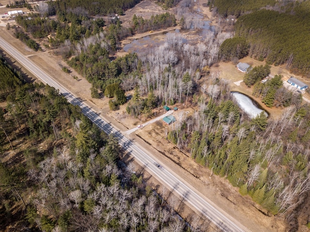 2340 Ryno Rd, Luzerne, MI 48636 - birds eye view of property with a view of trees