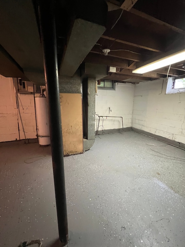 13900 Sussex St, Detroit, MI 48227 - below grade area featuring gas water heater