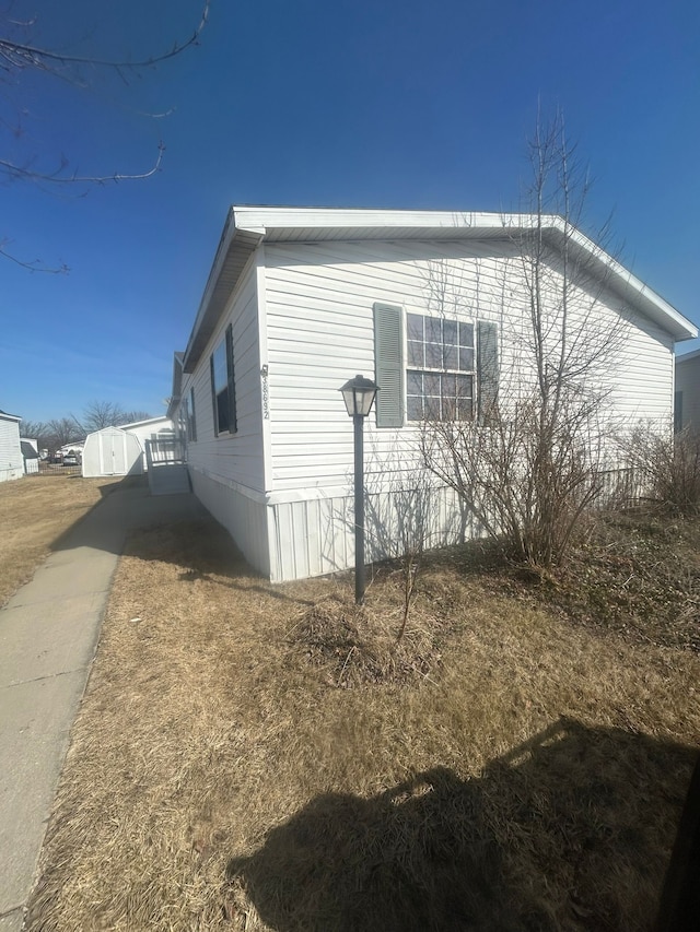 view of side of property
