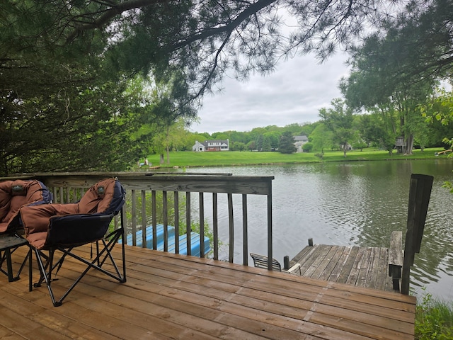 3380 Watersedge Dr, Brighton, MI 48114 - dock area with a water view