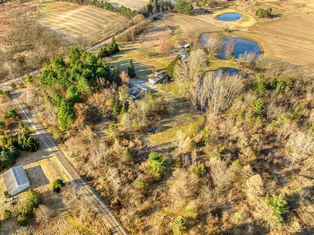 13936 Allen Rd, Clinton, MI 49236 - aerial view with a water view