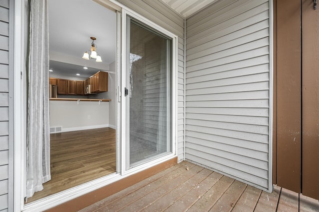 deck featuring visible vents