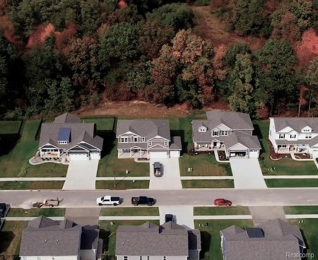 571 Birkdale, Howell, MI 48843 - aerial view of property's location featuring nearby suburban area