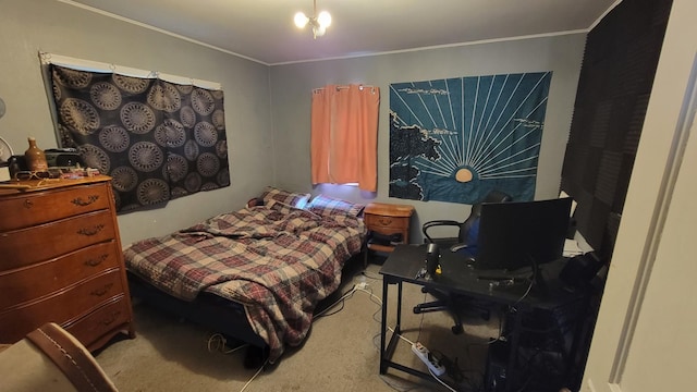 135 Handley St, Imlay City, MI 48444 - bedroom with ornamental molding and carpet